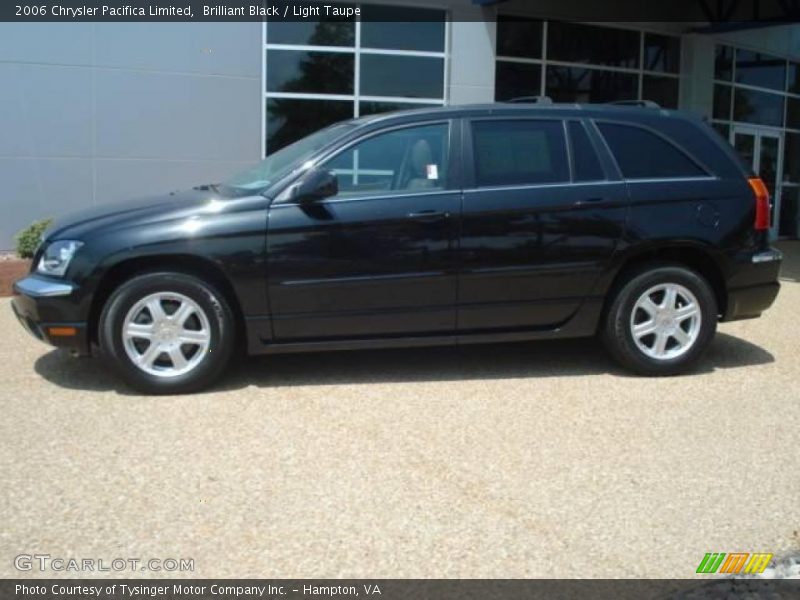 Brilliant Black / Light Taupe 2006 Chrysler Pacifica Limited