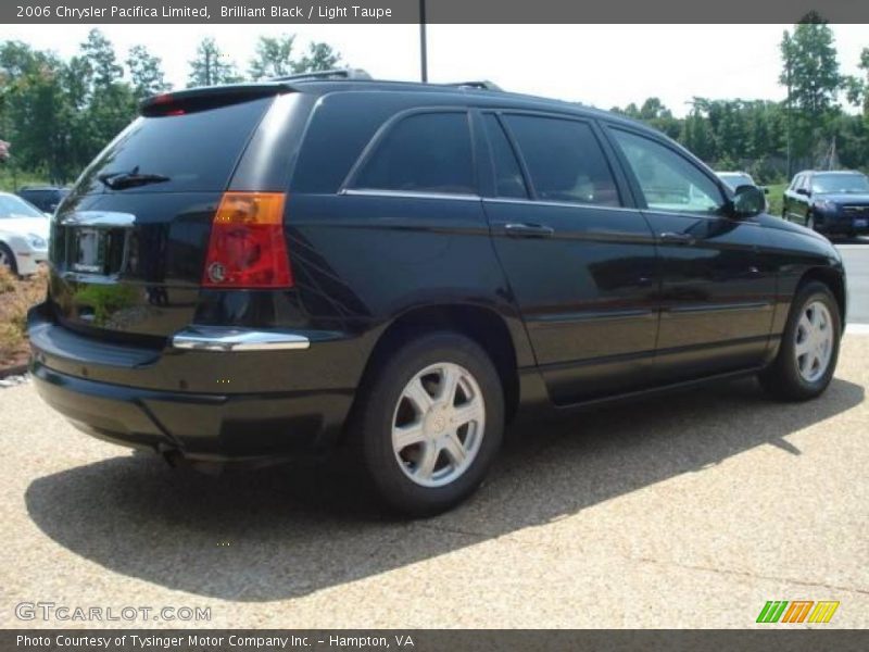 Brilliant Black / Light Taupe 2006 Chrysler Pacifica Limited