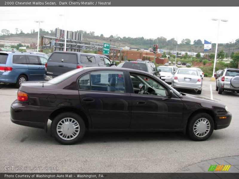 Dark Cherry Metallic / Neutral 2000 Chevrolet Malibu Sedan