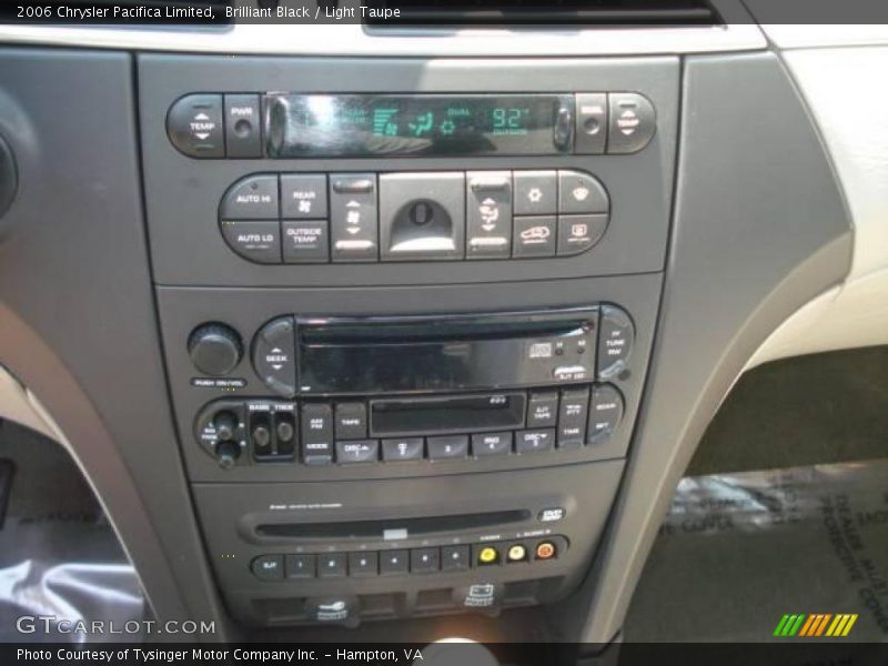 Brilliant Black / Light Taupe 2006 Chrysler Pacifica Limited