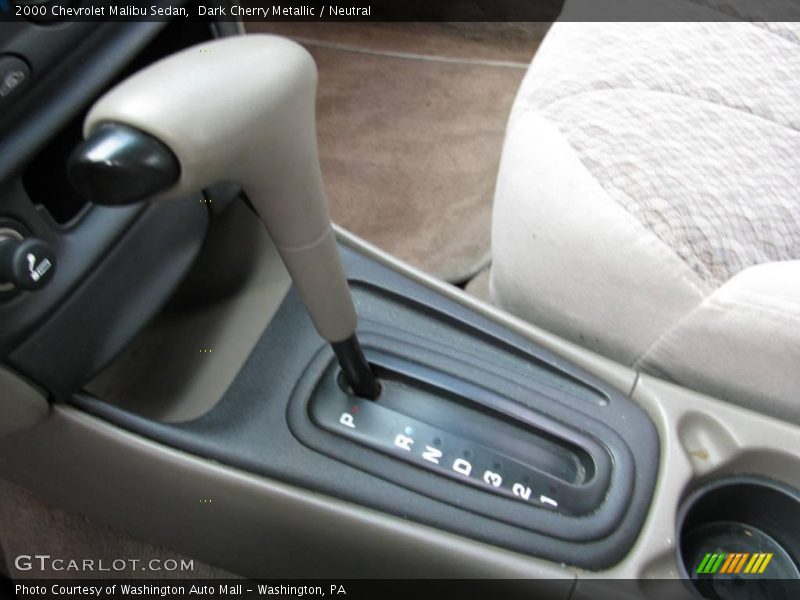 Dark Cherry Metallic / Neutral 2000 Chevrolet Malibu Sedan