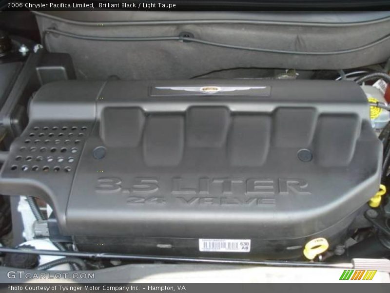Brilliant Black / Light Taupe 2006 Chrysler Pacifica Limited