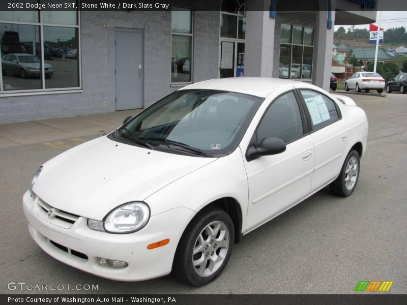 Stone White / Dark Slate Gray 2002 Dodge Neon SXT