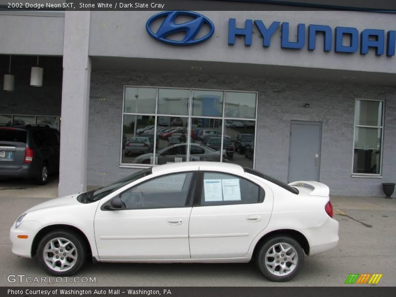 Stone White / Dark Slate Gray 2002 Dodge Neon SXT