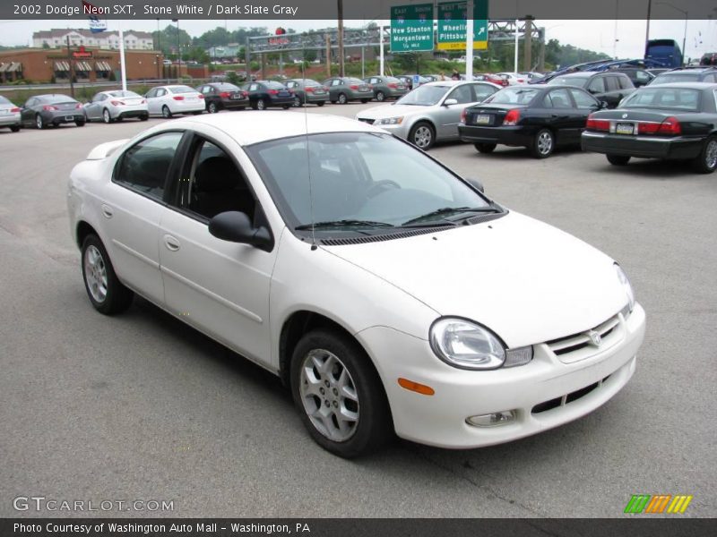 Stone White / Dark Slate Gray 2002 Dodge Neon SXT
