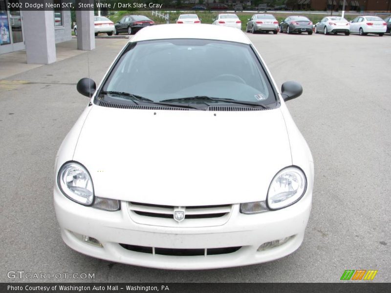Stone White / Dark Slate Gray 2002 Dodge Neon SXT