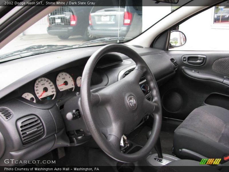 Stone White / Dark Slate Gray 2002 Dodge Neon SXT