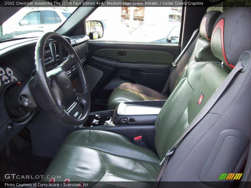 2002 Avalanche The North Face Edition 4x4 Cedar Green/Graphite Interior