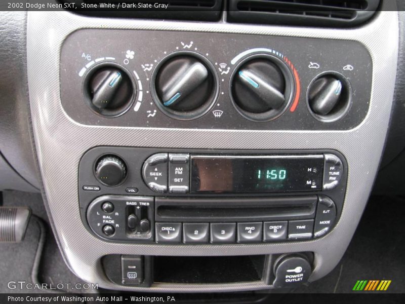 Stone White / Dark Slate Gray 2002 Dodge Neon SXT