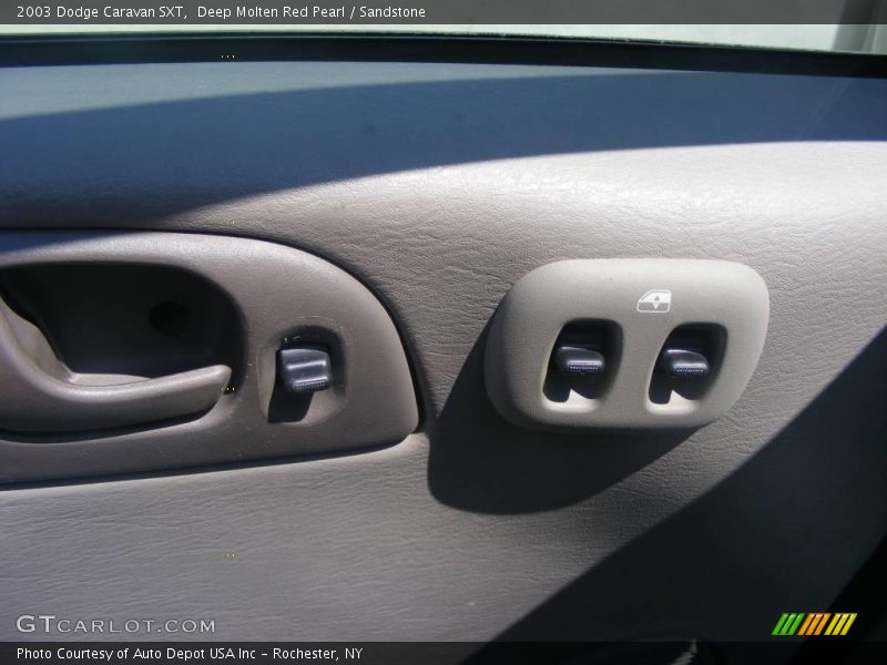 Deep Molten Red Pearl / Sandstone 2003 Dodge Caravan SXT