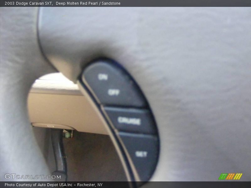 Deep Molten Red Pearl / Sandstone 2003 Dodge Caravan SXT