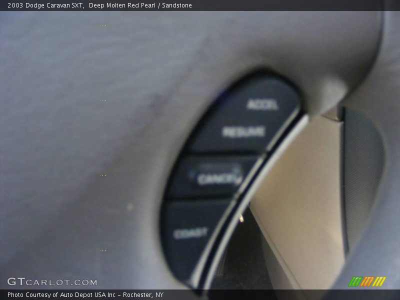 Deep Molten Red Pearl / Sandstone 2003 Dodge Caravan SXT
