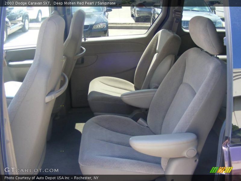 Deep Molten Red Pearl / Sandstone 2003 Dodge Caravan SXT