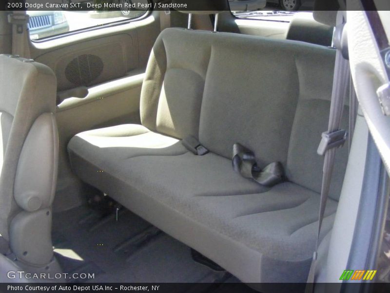 Deep Molten Red Pearl / Sandstone 2003 Dodge Caravan SXT