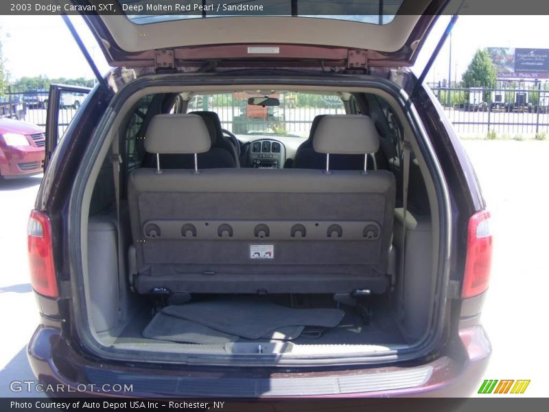 Deep Molten Red Pearl / Sandstone 2003 Dodge Caravan SXT