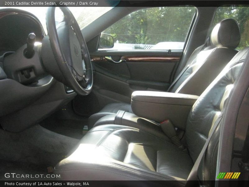 Graphite / Dark Gray 2001 Cadillac DeVille Sedan