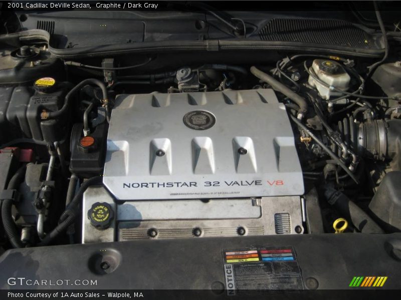 Graphite / Dark Gray 2001 Cadillac DeVille Sedan