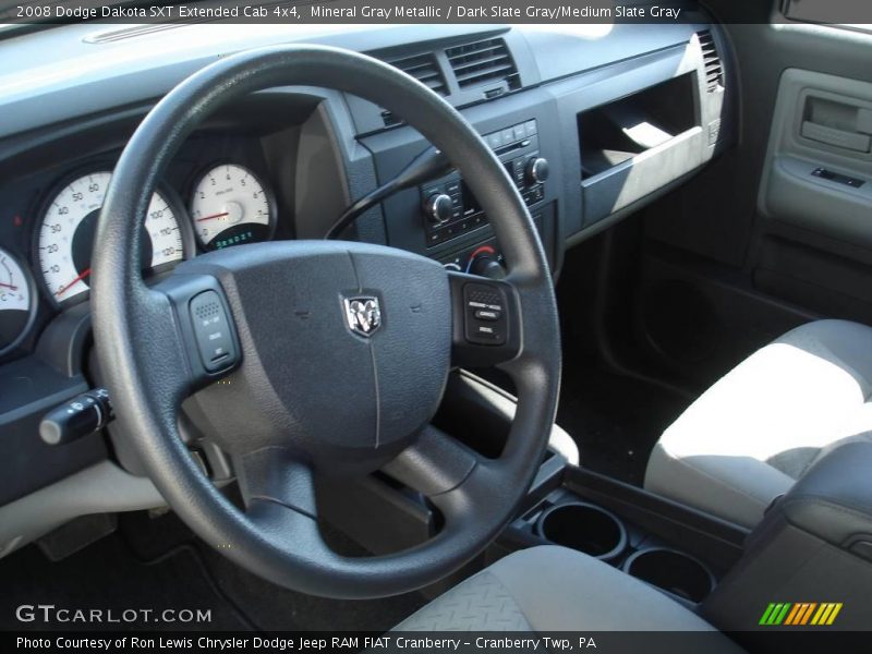 Mineral Gray Metallic / Dark Slate Gray/Medium Slate Gray 2008 Dodge Dakota SXT Extended Cab 4x4