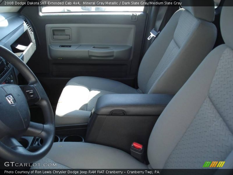 Mineral Gray Metallic / Dark Slate Gray/Medium Slate Gray 2008 Dodge Dakota SXT Extended Cab 4x4