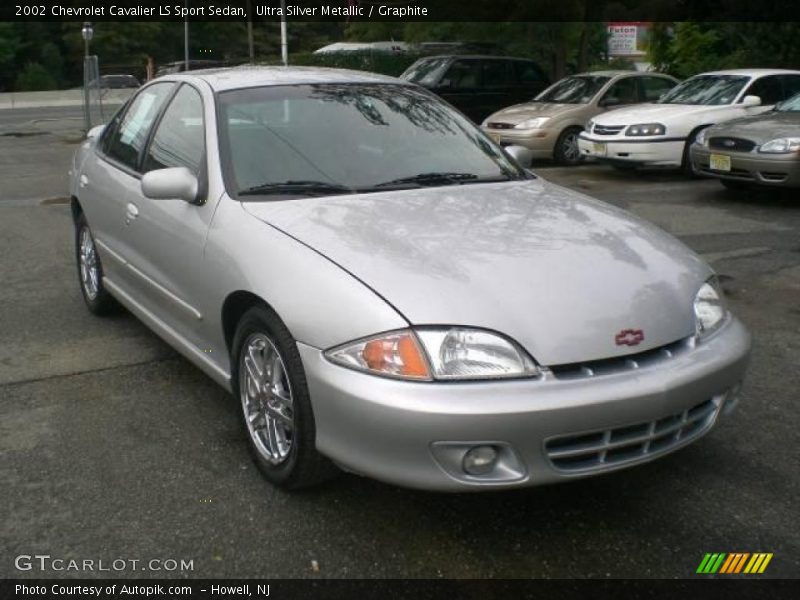 Ultra Silver Metallic / Graphite 2002 Chevrolet Cavalier LS Sport Sedan