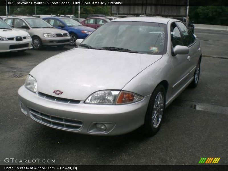 Ultra Silver Metallic / Graphite 2002 Chevrolet Cavalier LS Sport Sedan