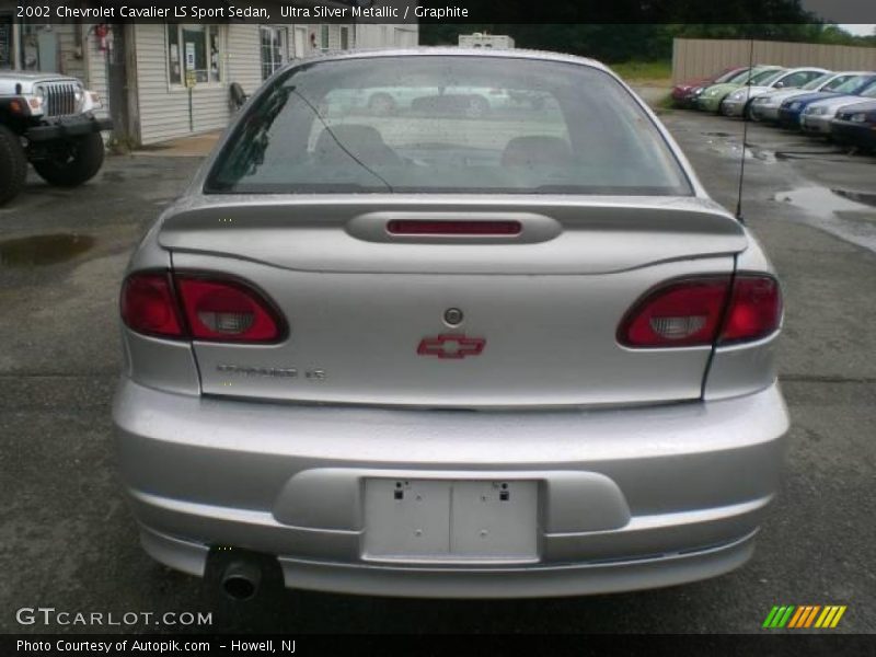 Ultra Silver Metallic / Graphite 2002 Chevrolet Cavalier LS Sport Sedan