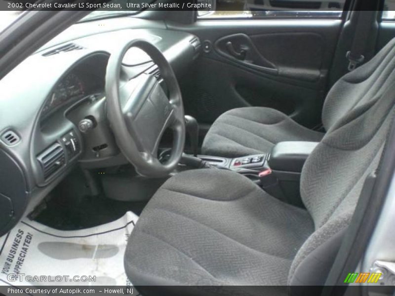 Ultra Silver Metallic / Graphite 2002 Chevrolet Cavalier LS Sport Sedan
