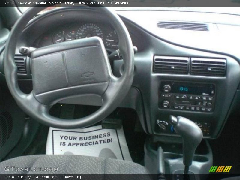 Ultra Silver Metallic / Graphite 2002 Chevrolet Cavalier LS Sport Sedan