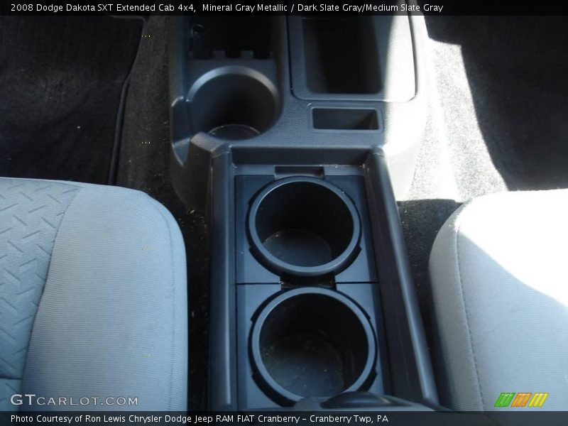 Mineral Gray Metallic / Dark Slate Gray/Medium Slate Gray 2008 Dodge Dakota SXT Extended Cab 4x4