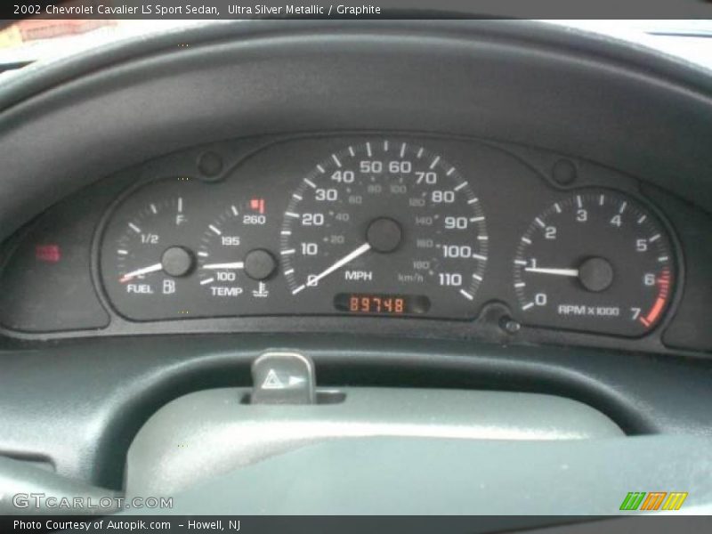 Ultra Silver Metallic / Graphite 2002 Chevrolet Cavalier LS Sport Sedan