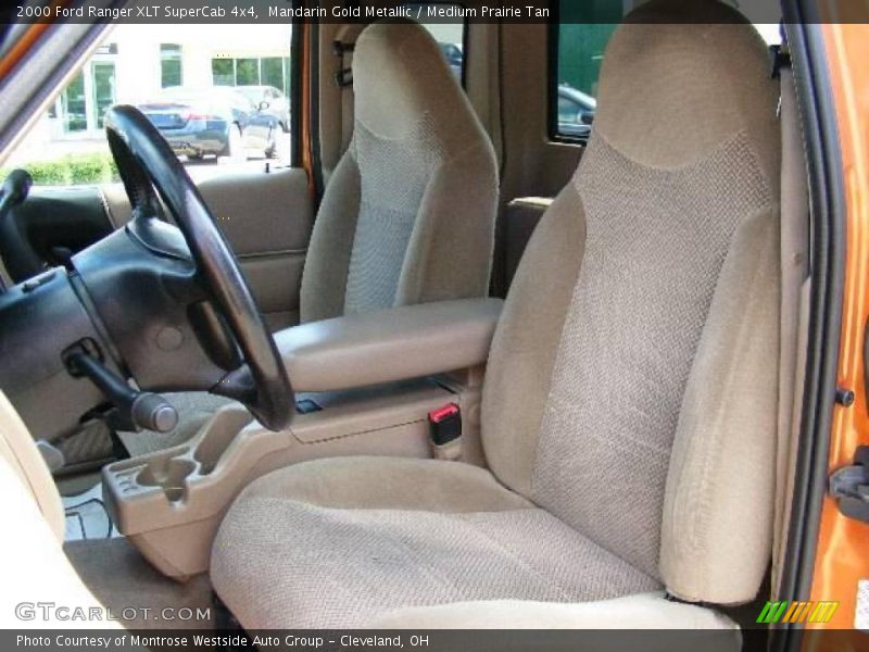 Mandarin Gold Metallic / Medium Prairie Tan 2000 Ford Ranger XLT SuperCab 4x4
