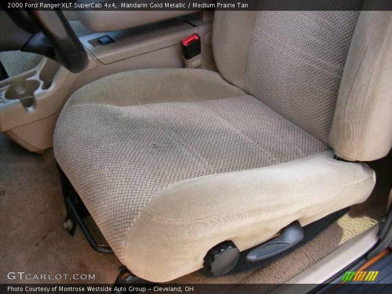 Mandarin Gold Metallic / Medium Prairie Tan 2000 Ford Ranger XLT SuperCab 4x4