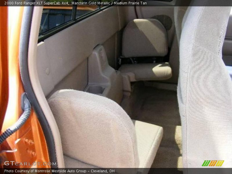 Mandarin Gold Metallic / Medium Prairie Tan 2000 Ford Ranger XLT SuperCab 4x4