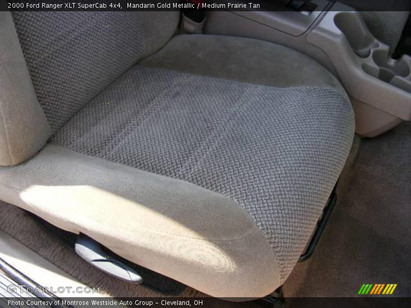 Mandarin Gold Metallic / Medium Prairie Tan 2000 Ford Ranger XLT SuperCab 4x4