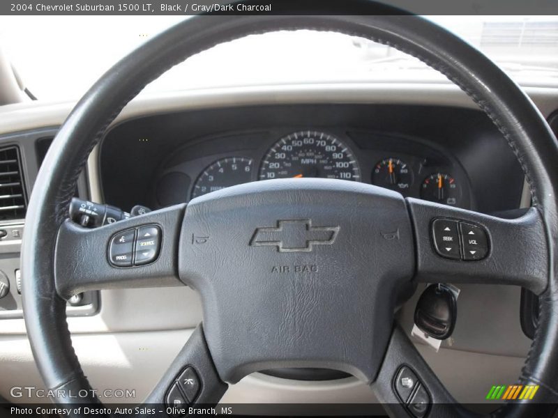 Black / Gray/Dark Charcoal 2004 Chevrolet Suburban 1500 LT