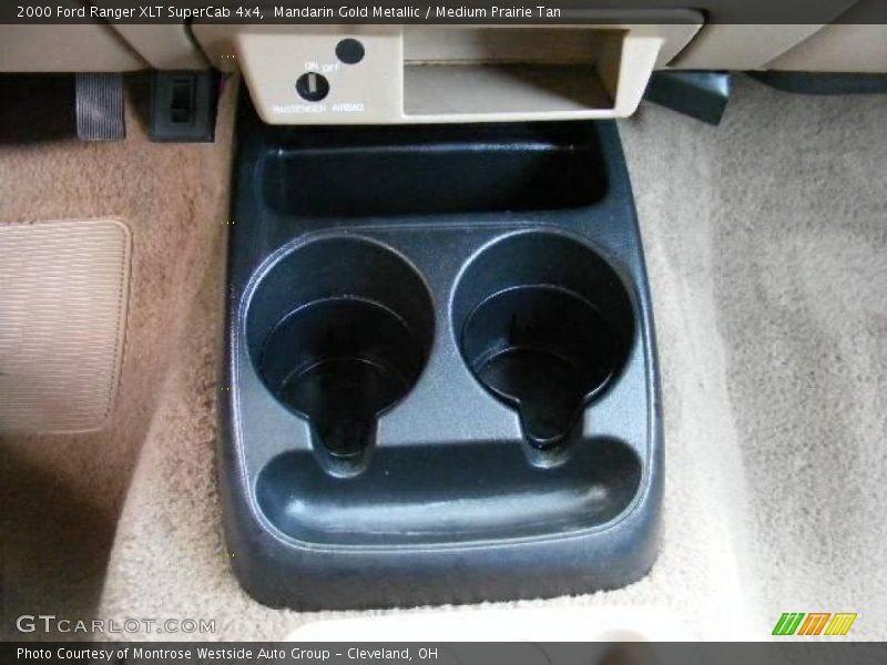 Mandarin Gold Metallic / Medium Prairie Tan 2000 Ford Ranger XLT SuperCab 4x4