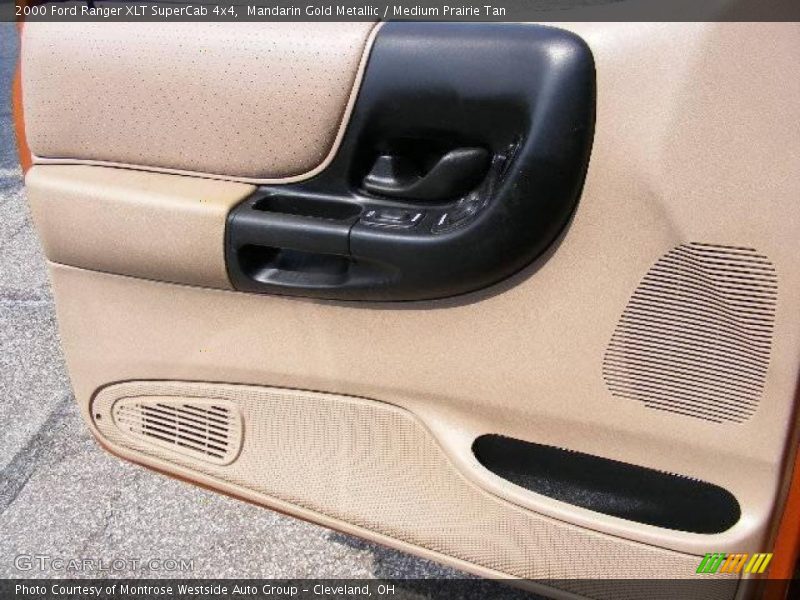 Mandarin Gold Metallic / Medium Prairie Tan 2000 Ford Ranger XLT SuperCab 4x4