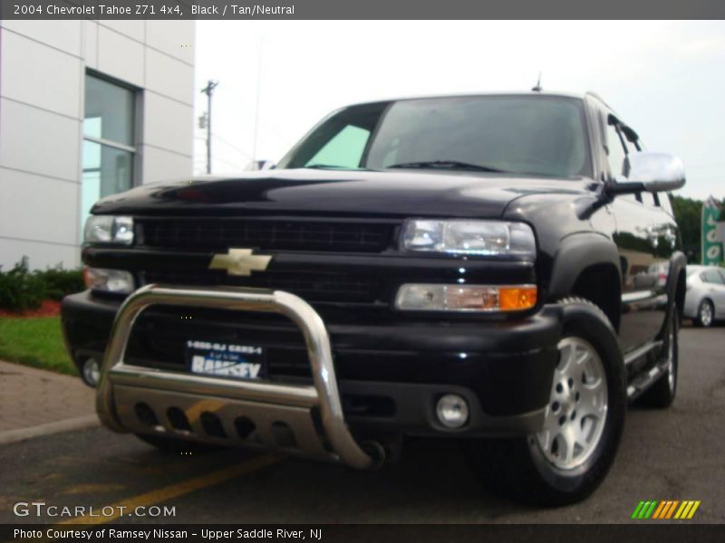 Black / Tan/Neutral 2004 Chevrolet Tahoe Z71 4x4