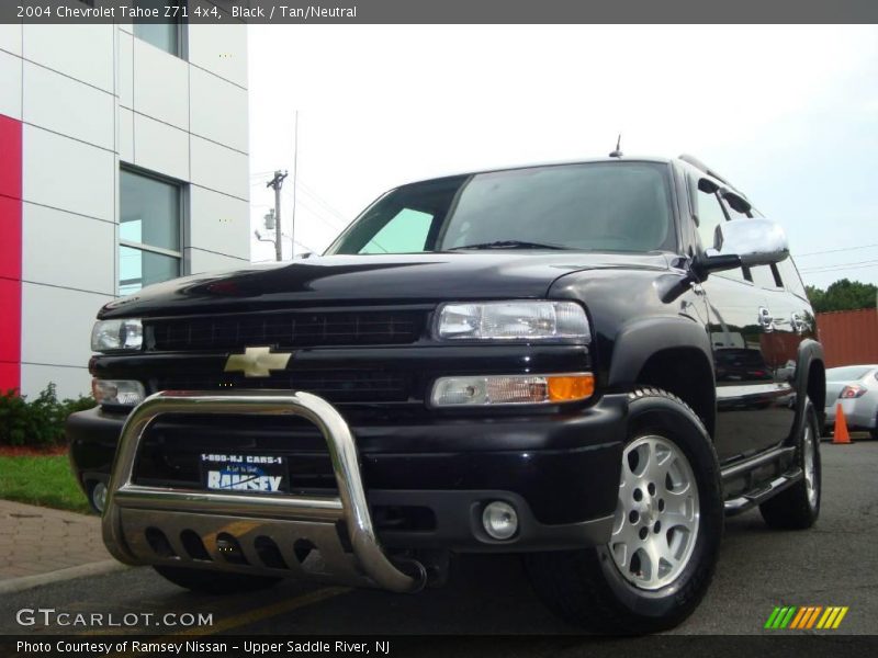Black / Tan/Neutral 2004 Chevrolet Tahoe Z71 4x4