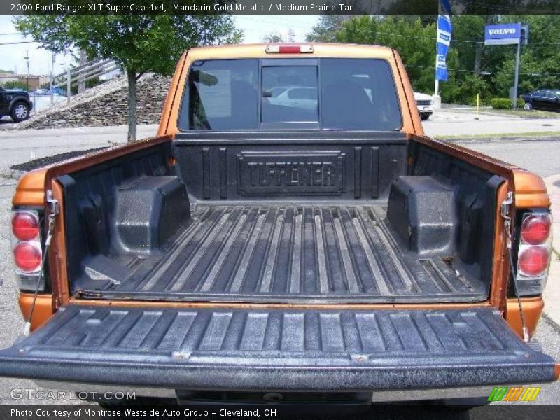 Mandarin Gold Metallic / Medium Prairie Tan 2000 Ford Ranger XLT SuperCab 4x4