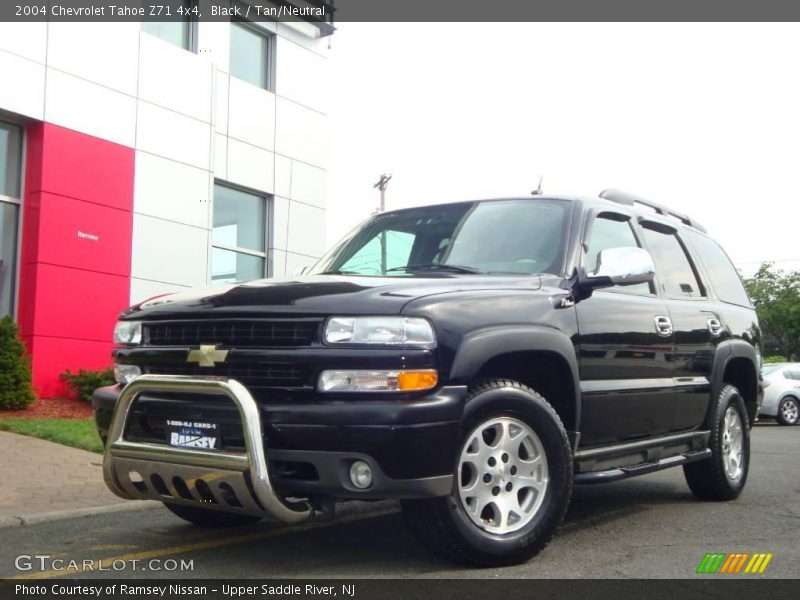 Black / Tan/Neutral 2004 Chevrolet Tahoe Z71 4x4
