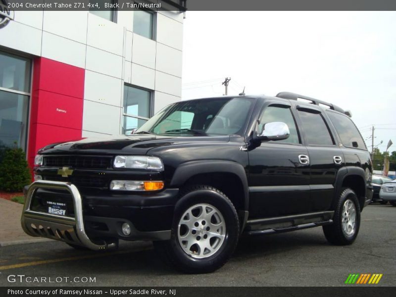 Black / Tan/Neutral 2004 Chevrolet Tahoe Z71 4x4