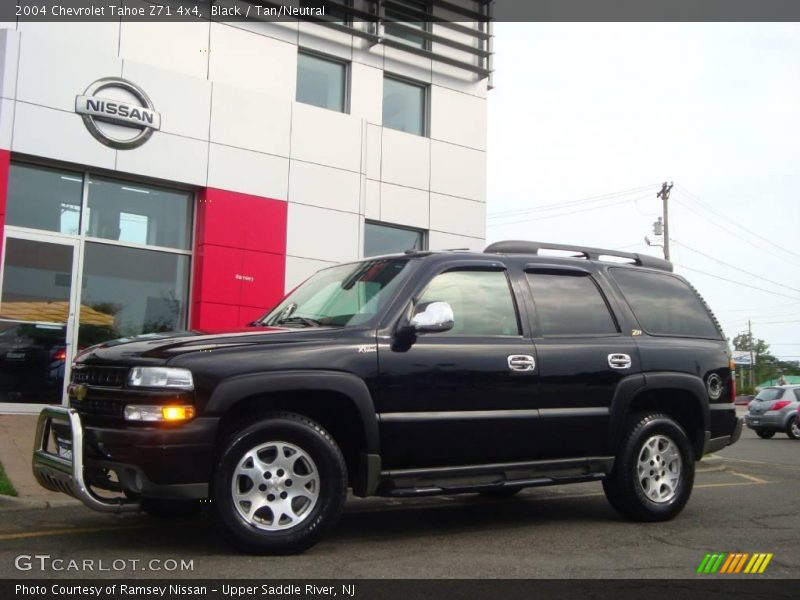 Black / Tan/Neutral 2004 Chevrolet Tahoe Z71 4x4