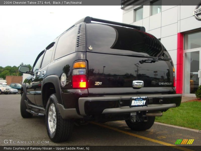 Black / Tan/Neutral 2004 Chevrolet Tahoe Z71 4x4