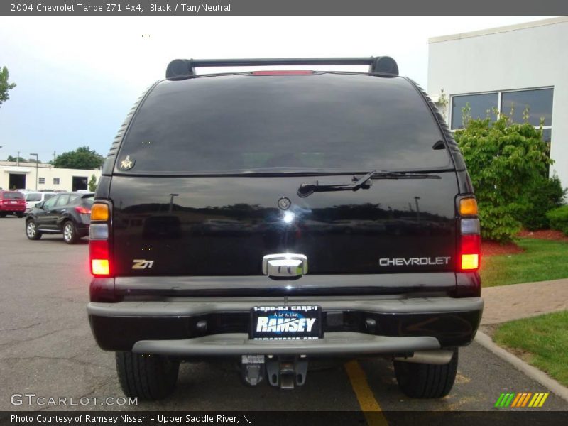 Black / Tan/Neutral 2004 Chevrolet Tahoe Z71 4x4