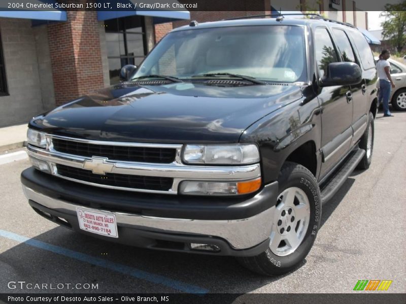 Black / Gray/Dark Charcoal 2004 Chevrolet Suburban 1500 LT