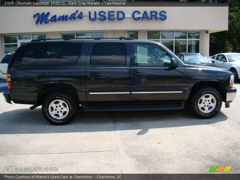 Dark Gray Metallic / Tan/Neutral 2005 Chevrolet Suburban 1500 LS