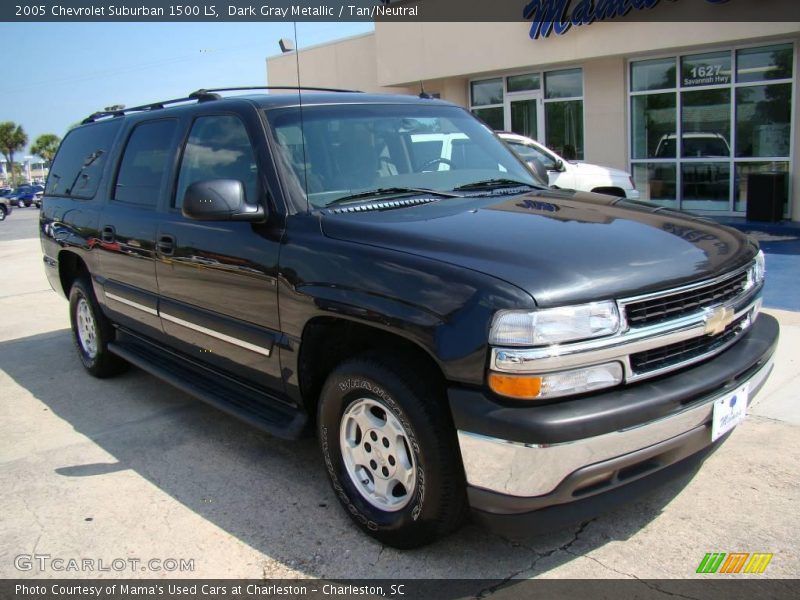 Dark Gray Metallic / Tan/Neutral 2005 Chevrolet Suburban 1500 LS