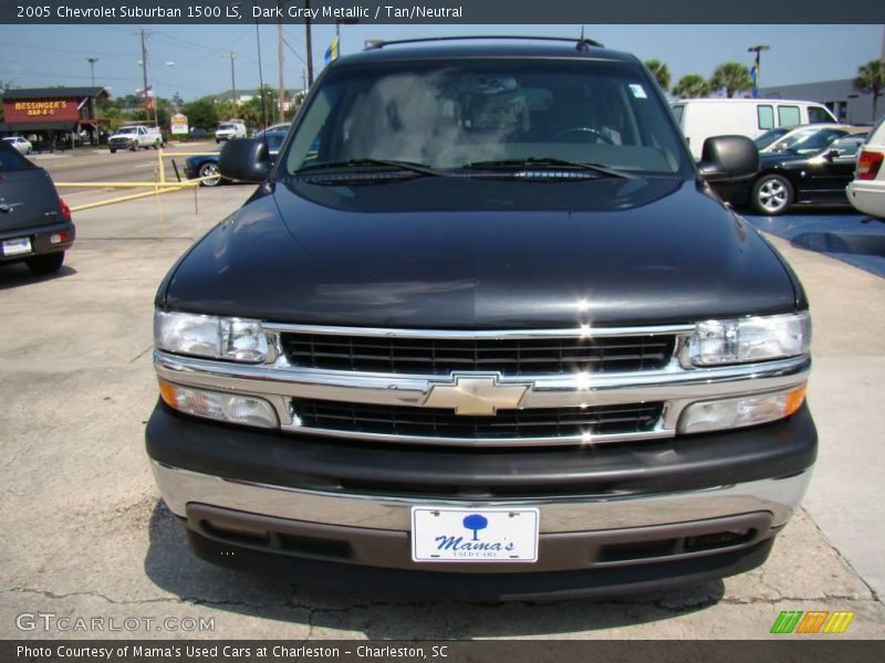 Dark Gray Metallic / Tan/Neutral 2005 Chevrolet Suburban 1500 LS