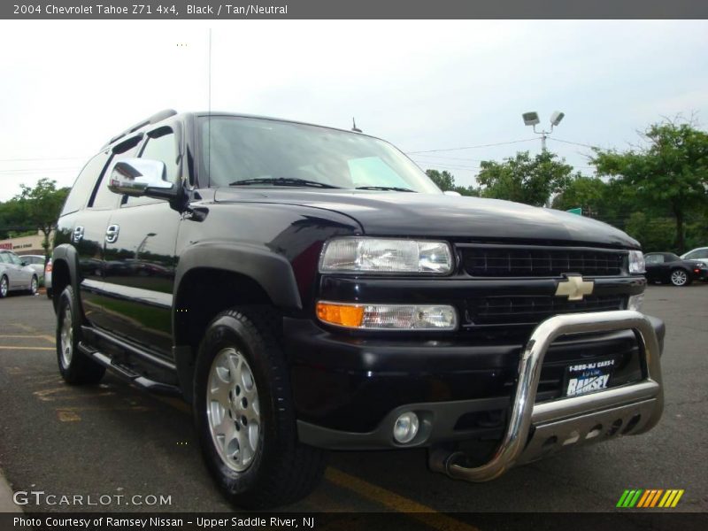 Black / Tan/Neutral 2004 Chevrolet Tahoe Z71 4x4